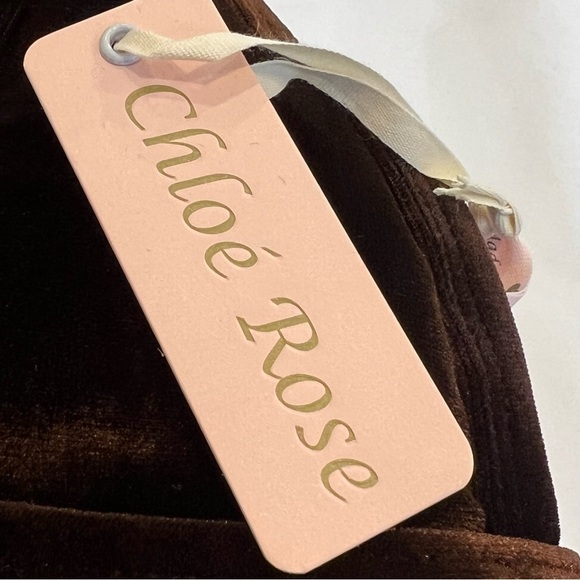 CHLOE ROSE brown velvet bikini top - Picture 5 of 12